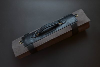 Knife Roll Canvas Brown / Black - Image 5