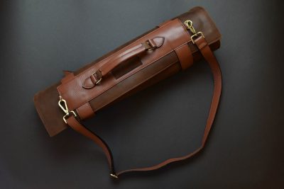 Knife Roll Leather Brown - Image 6