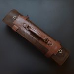 Knife Roll Leather Brown