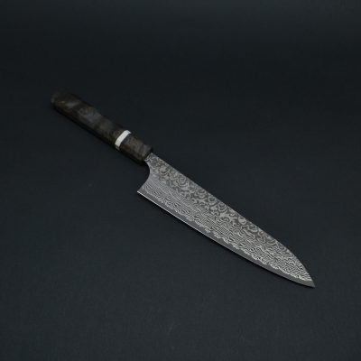 Yoshimi Kato SG2 Damascus Gyuto 210mm - Green wood