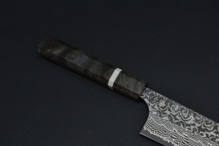 Yoshimi Kato SG2 Damascus Gyuto 210mm - Green wood - Image 2