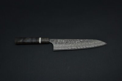Yoshimi Kato SG2 Damascus Gyuto 210mm - Green wood - Image 6