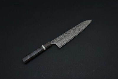 Yoshimi Kato SG2 Damascus Gyuto 210mm - Green wood - Image 3