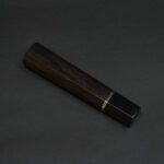 Handle for Gyuto 210 Ebony Black one spacer