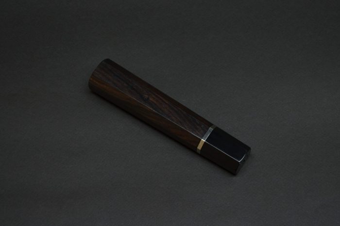 Handle for Gyuto 210 Ebony Black one spacer - Image 2