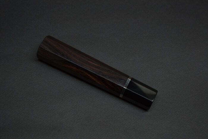 Handle for Gyuto 240 Ebony black one spacer - Image 4