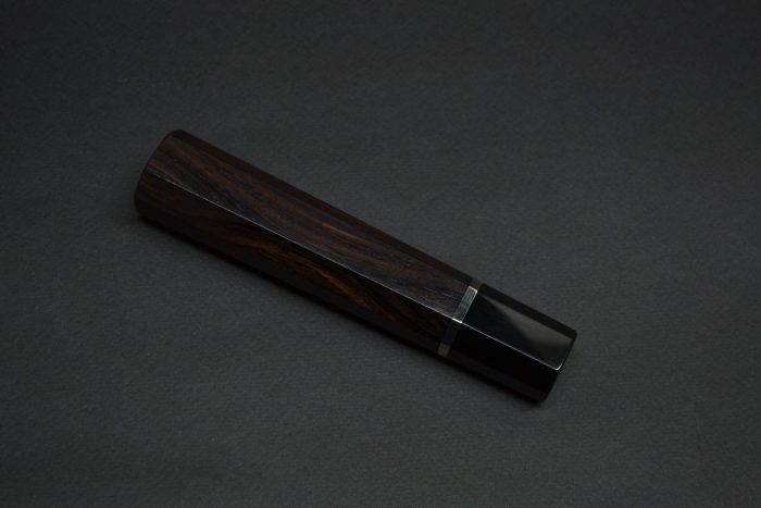 Handle for Gyuto 240 Ebony black one spacer - Image 4