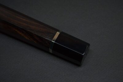 Handle for Gyuto 240 Ebony black one spacer - Image 3