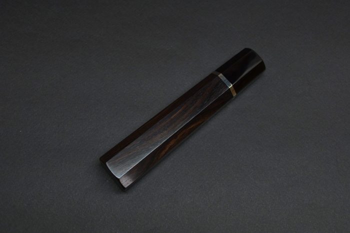 Handle for Gyuto 240 Ebony black one spacer - Image 2