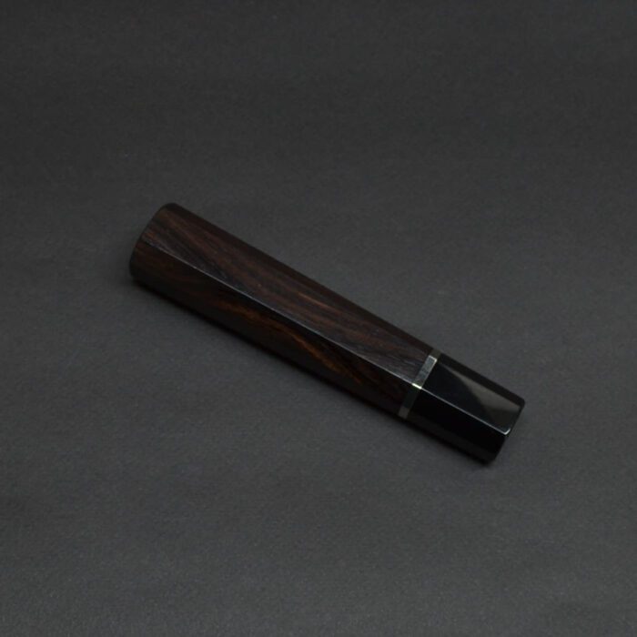 Handle for Gyuto 240 Ebony black one spacer