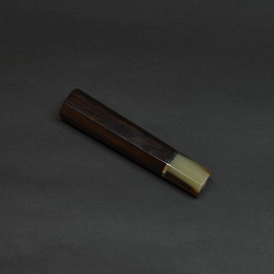 Handle for Gyuto 240 Ebony white one spacer