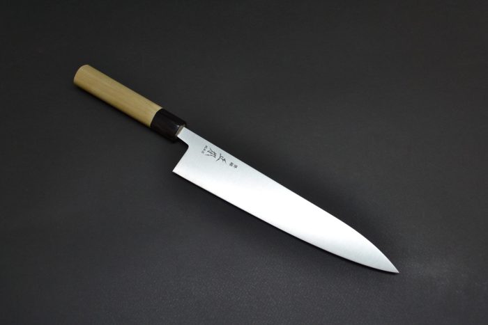 Masamoto SW Series Stainless Gyuto 240mm Black - Image 13
