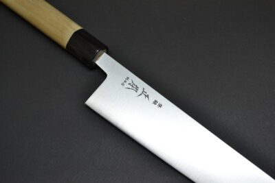 Masamoto KS Gyuto 240mm - Black ferule Shirogami 2 - Image 6