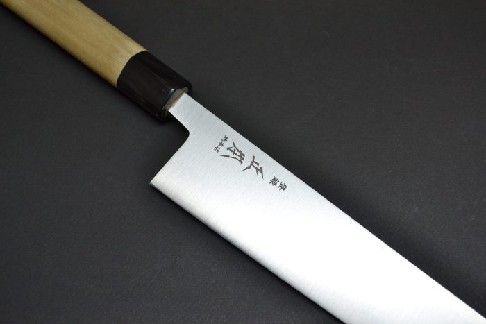 Masamoto KS Gyuto 240mm - Black ferule Shirogami 2 - Image 6