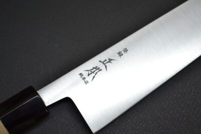 Masamoto KS Gyuto 240mm - Black ferule Shirogami 2 - Image 9
