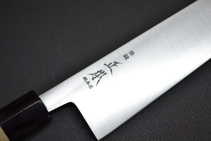 Masamoto KS Gyuto 240mm - Black ferule Shirogami 2 - Image 9