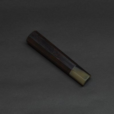 Handle for Gyuto 240 Ebony white #2 Dark