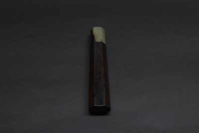 Handle for Gyuto 240 Ebony white #2 Dark - Image 6