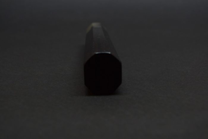 Handle for Gyuto 240 Ebony white #2 Dark - Image 5