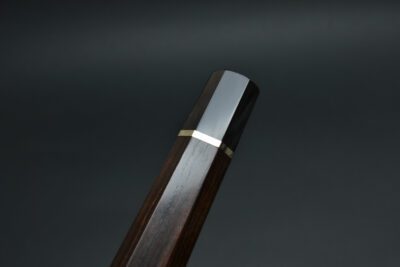 Handle for Gyuto 210 Ebony black Buffalo 2 spacers - Image 2