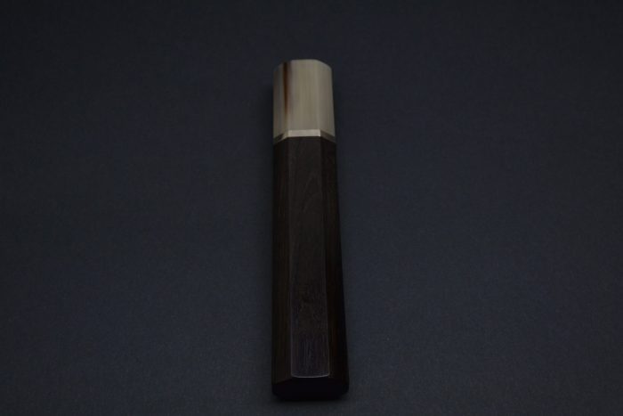 Handle for Gyuto 210 Ebony white buffalo 1 spacer - Image 2