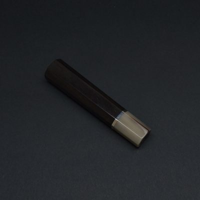 Handle for Gyuto 210 Ebony white buffalo 1 spacer