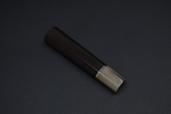 Handle for Gyuto 210 Ebony white buffalo 1 spacer - Image 8