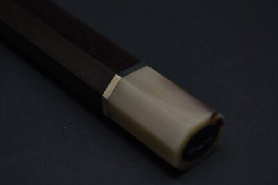 Handle for Gyuto 210 Ebony white buffalo 1 spacer - Image 7