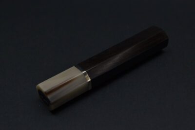 Handle for Gyuto 210 Ebony white buffalo 1 spacer - Image 4