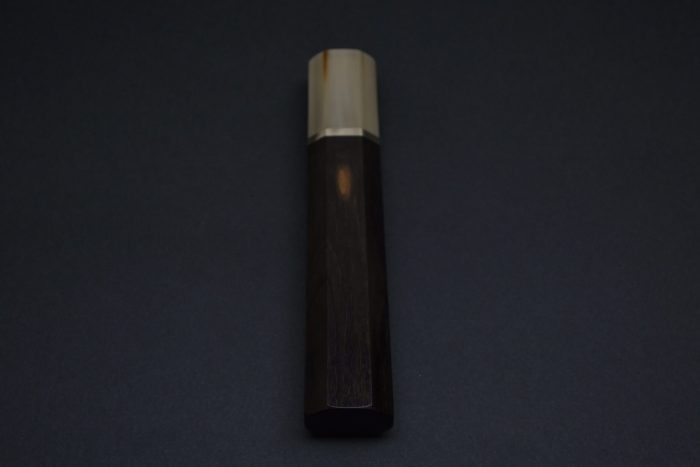 Handle for Gyuto 210 Ebony white buffalo 1 spacer - Image 6