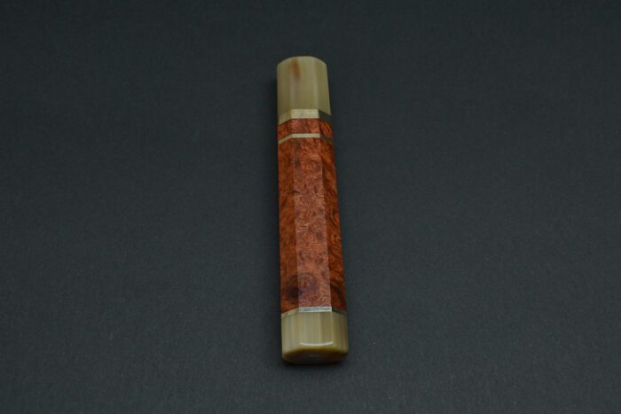 Handle for Gyuto 240 Karin white buffalo 3 spacers - Image 5