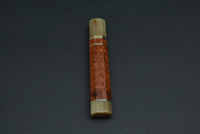 Handle for Gyuto 240 Karin white buffalo 3 spacers - Image 5