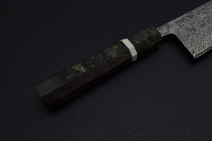 Shiro Kamo Damascus SG2 Gyuto 240mm - Image 4