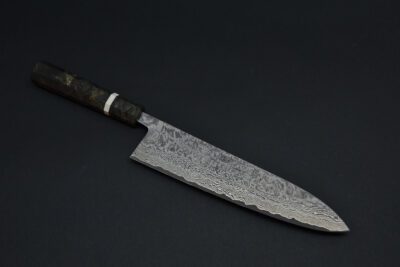 Shiro Kamo Damascus SG2 Gyuto 240mm - Image 9