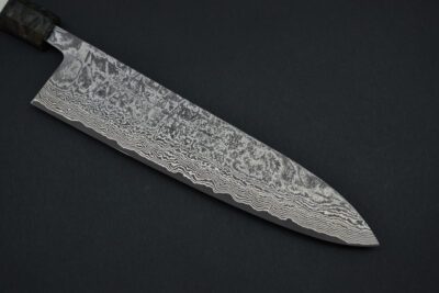Shiro Kamo Damascus SG2 Gyuto 240mm - Image 8