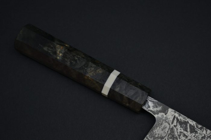 Shiro Kamo Damascus SG2 Gyuto 240mm - Image 7