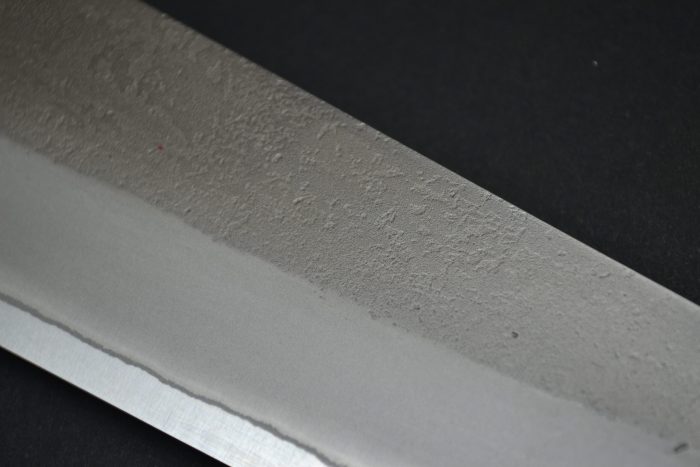 Yoshikane White-2 Nashiji Kiritsuke 210mm - Image 6