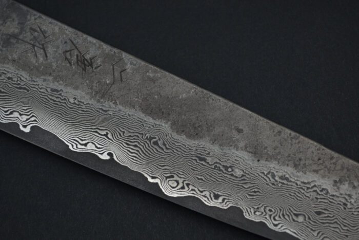 Nigara Hamono Silver-3 Damascus Gyuto 240mm - Image 5