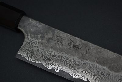 Nigara Hamono Silver-3 Gyuto από ατσάλι Δαμασκού 240 mm - Image 9