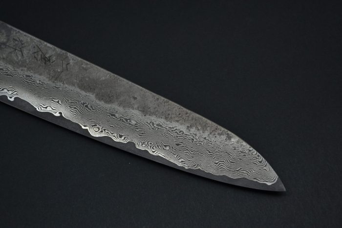 Nigara Hamono Silver-3 Gyuto από ατσάλι Δαμασκού 240 mm - Image 8
