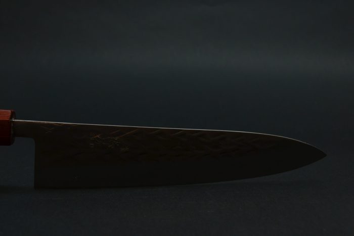 Tadafusa SLD Hammer Tone Gyuto 210mm - Image 7