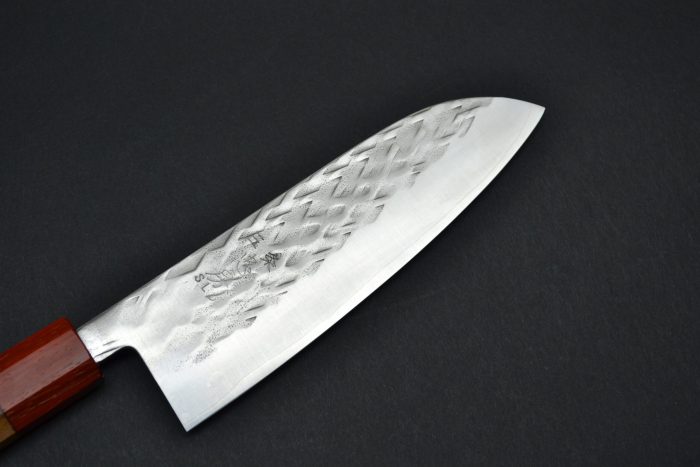 Tadafusa SLD Hammer Tone Santoku 165mm - Image 4
