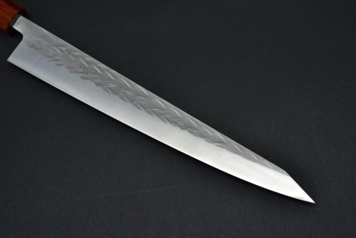 Tadafusa SLD Hammer Tone Sujihiki 240mm - Image 4