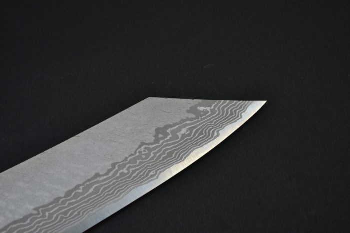 Nigara VG-10 Damascus Tsuchime Kiritsuke 210mm - Image 2