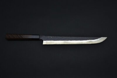 Nigara Tsuchime / Kurouchi Sakimaru Sujihiki 300mm - Image 9