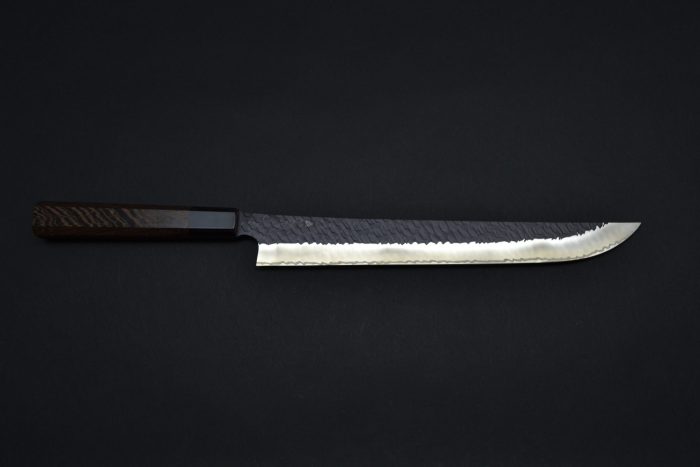 Nigara Tsuchime / Kurouchi Sakimaru Sujihiki 300mm - Image 9