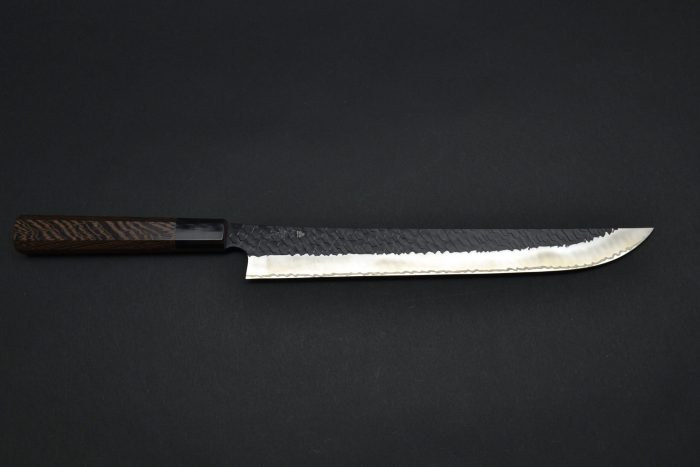 Nigara Tsuchime / Kurouchi Sakimaru Sujihiki 300mm - Image 5