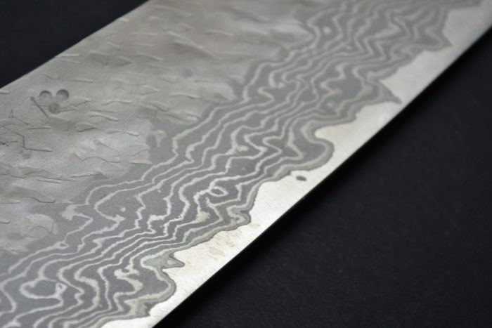 Nigara VG-10 Δαμασκηνό / Tsuchime Bunka 180 mm - Image 5