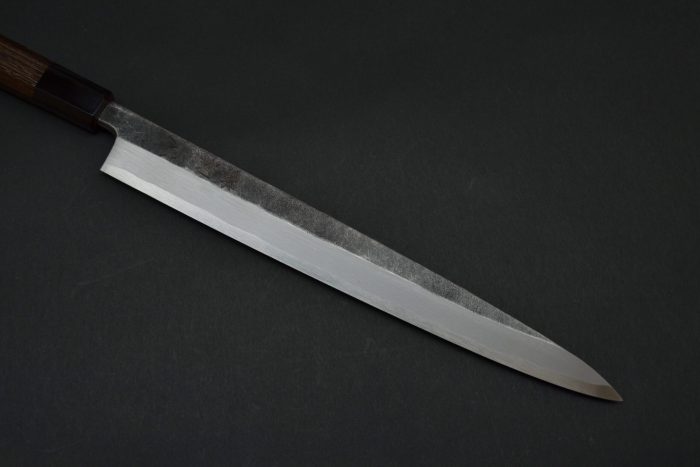 Hatsukokoro Shirasagi Kurouchi Yanagiba 300mm - Image 7